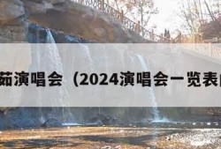 梁静茹演唱会（2024演唱会一览表内地）