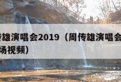 周传雄演唱会2019（周传雄演唱会2019现场视频）